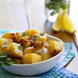 Potatoes with Lemon and Oregano