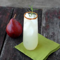 Ginger Pear Snap Cocktail
