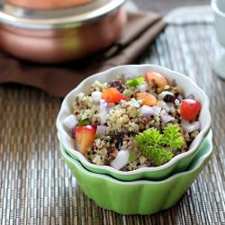 Toasted Rainbow Quinoa Salad
