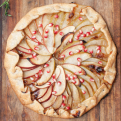 Rosh Hashana Apple & Honey Galette