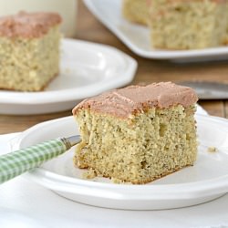 Banana Cake with Nutella Frosting