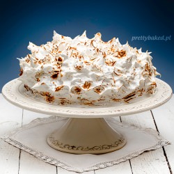 Torched Meringue Halva Cake