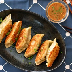 Japanese Gyoza with Dipping Sauce