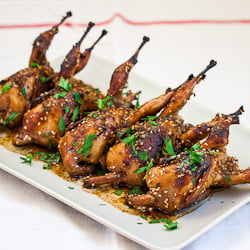 Asian Style Roasted Quail
