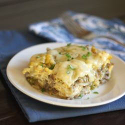 Scrambled Egg and Sausage Enchiladas