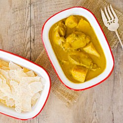 Chicken curry with coconut