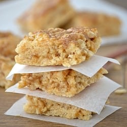 Apple Caramel Rice Krispie Treats