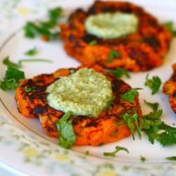 Indian Spiced Sweet Potato Patties