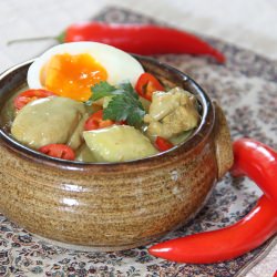 Chicken, Banana, Egg & Honey Curry