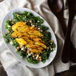 Curry Marinated Squash Salad