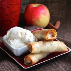 Baked Apple Pie Egg Rolls
