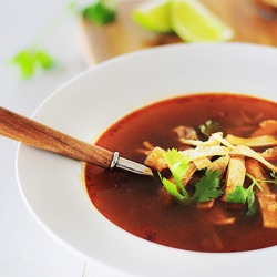 Chicken Tortilla Soup (low fat)