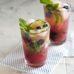 Blueberry Mojito Cocktail