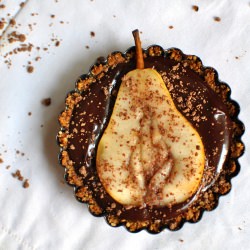 Chocolate Pear Tartlets