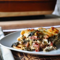 Pasta with Spinach & Chicken