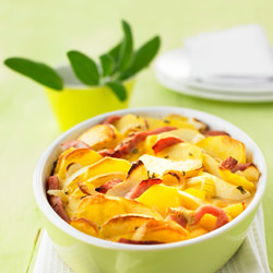 Potato, Apple and Pork Gratin