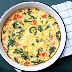 Spinach & Tomato Frittata