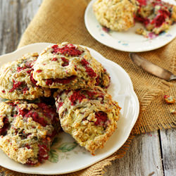 Oatmeal Raspberry Scones