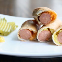 Hot Dog Egg Rolls