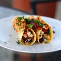 Chicken and Black Bean Burritos