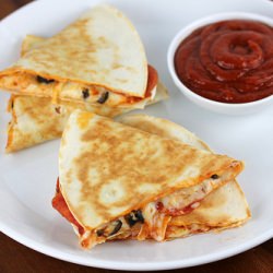 Pizza Quesadillas