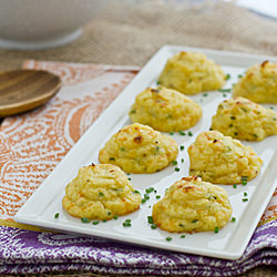 Cheddar & Chive Duchess Potatoes