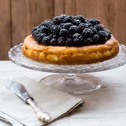 Blackberry Ricotta Cheesecake