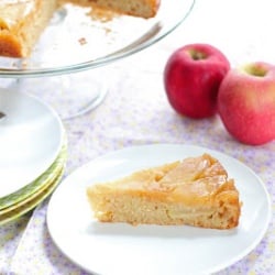 Honey Upside Down Apple Cake