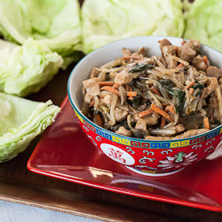 Mu Shu Pork Lettuce Wraps