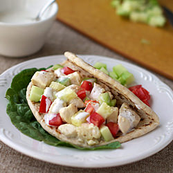 Greek Chicken Pita