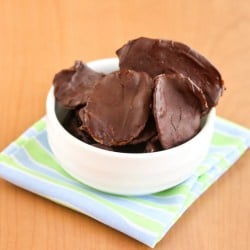 Chocolate covered potato chips