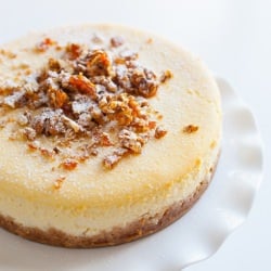 Classic baked cheesecake