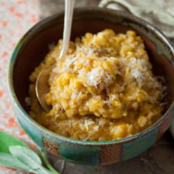 Brown Rice Pumpkin Risotto