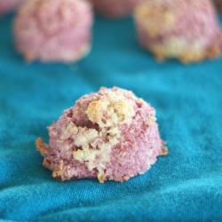 Raspberry Coconut Macaroons