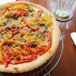 Pepper, Feta and Thyme Tart