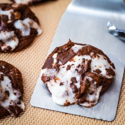 Peppermint Patty Fudge Cookies