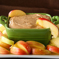 Caramel Apple Butter Cheesecake Dip