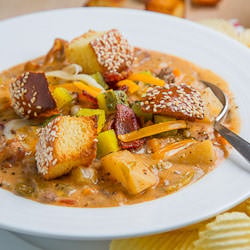 Bacon Double Cheeseburger Soup