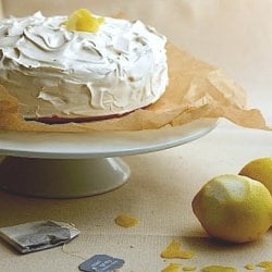 Lemon Cake with Earl Grey Frosting