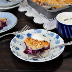 Paleo Coconut & Berry Cobbler