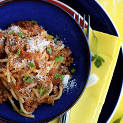 Spaghetti con Ragu’ alla Bolognese