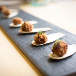 Pickled Green Tomato Croquettes