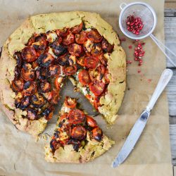 Galette with Goat Cheese & Tomatoes