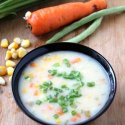 Sweetcorn Vegetable Soup