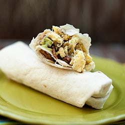 Bacon, Egg, and Avocado Burritos