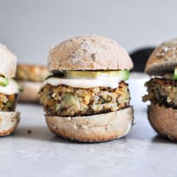 Crispy Quinoa Sliders