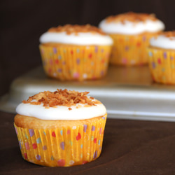Lemon-German Chocolate Cupcakes