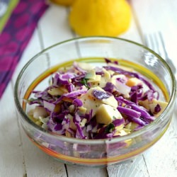 Red Cabbage Slaw Salad