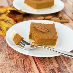 Pumpkin Mousse Squares
