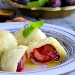 Dumplings with Plums